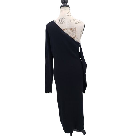 Fashion nova She's ready to go midi sweater black dress Size 3X party bodycon - Picture 7 of 16